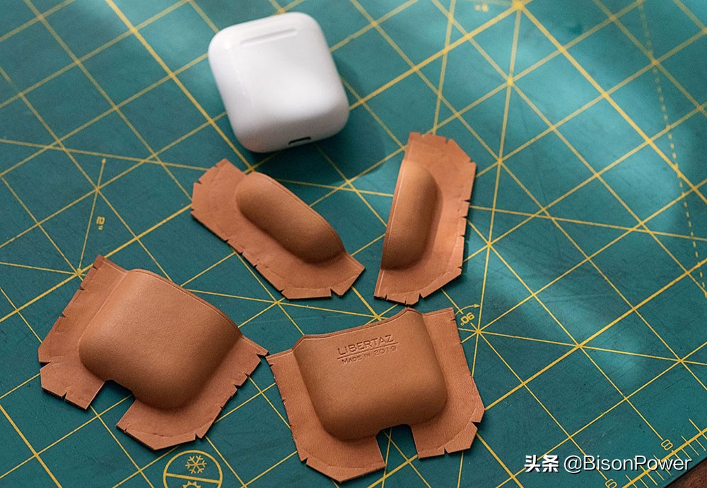 手工牛皮airpodspro套制作,airpods3皮套制作教程