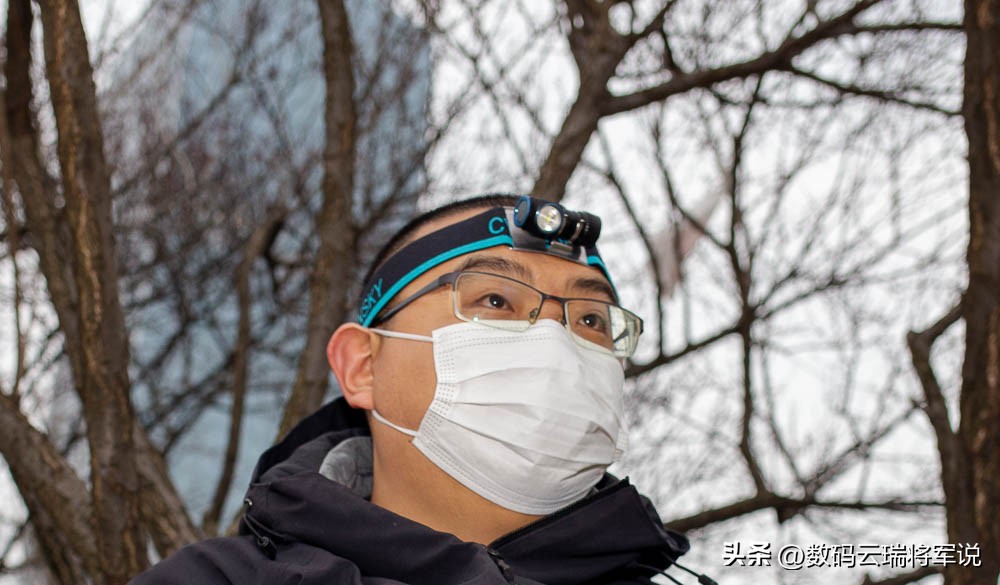 夜晚骑行照明好选择多功能L型迷你可充电头灯CYANSKYHS3R