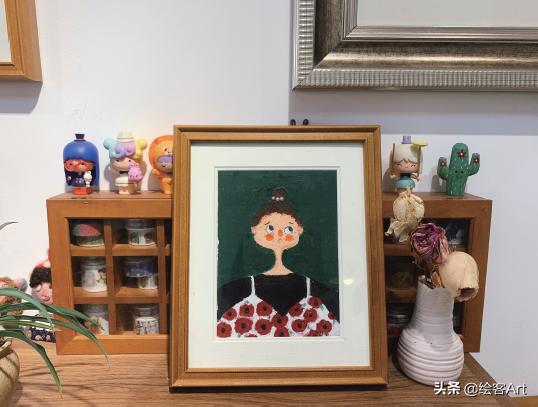 治愈了一切的不可爱图片,油画棒森系小清新插画