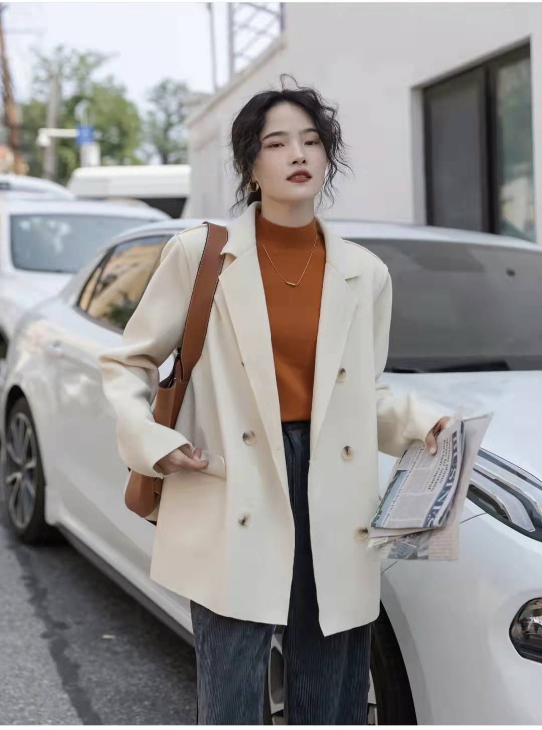 男士灯芯绒夹克配什么裤子,灯芯绒裤子配什么衣服好看女