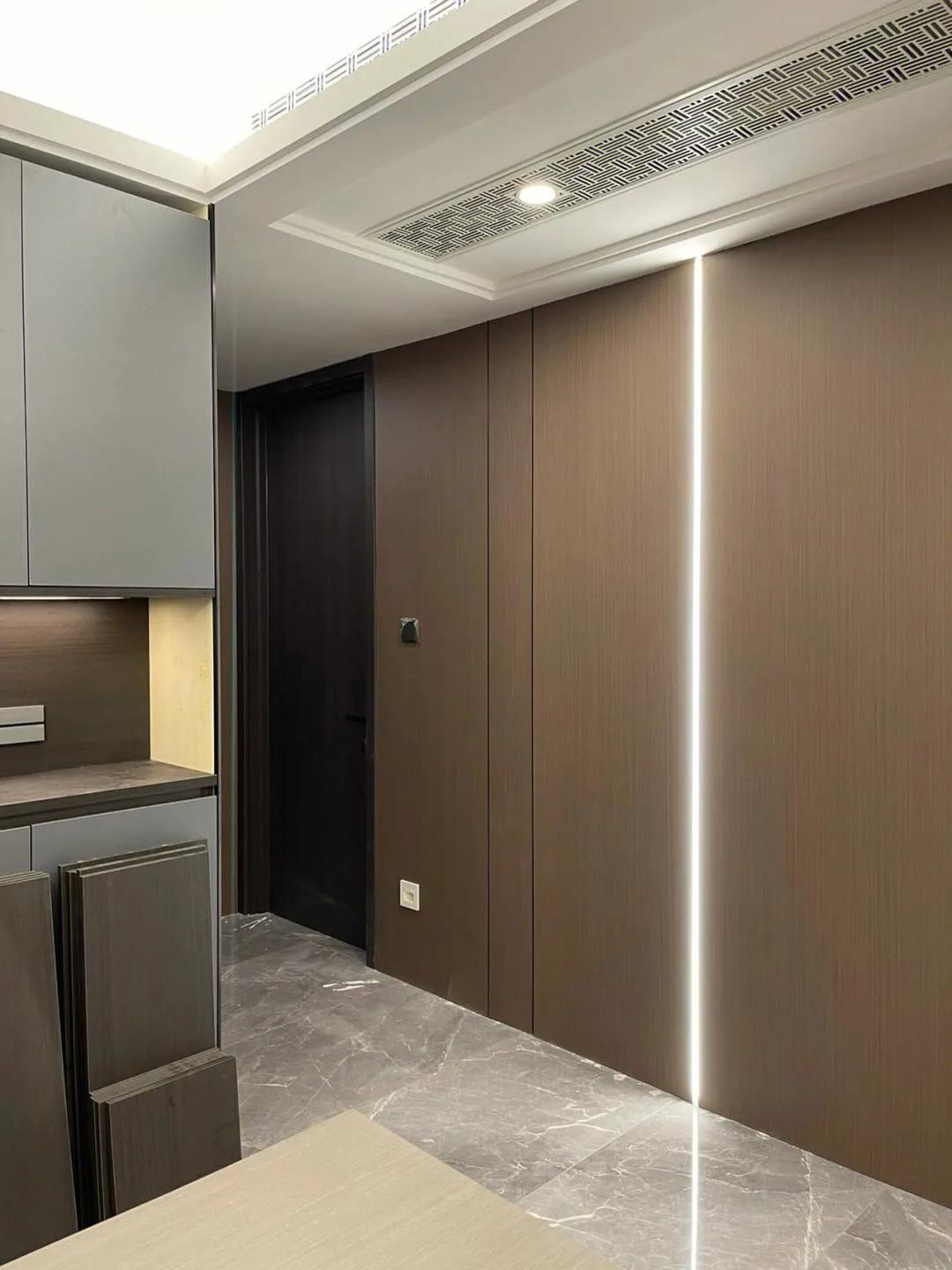 30平米木饰面门店装修效果图,2021木饰面板装修效果图