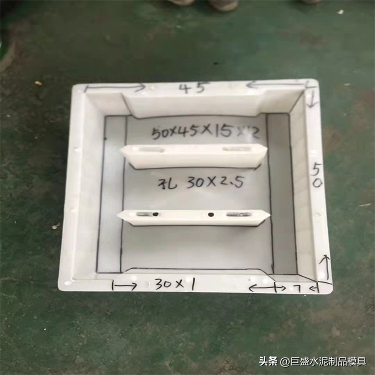 电缆沟水泥盖板模具源头厂家,电缆沟盖板塑料模具图片大全