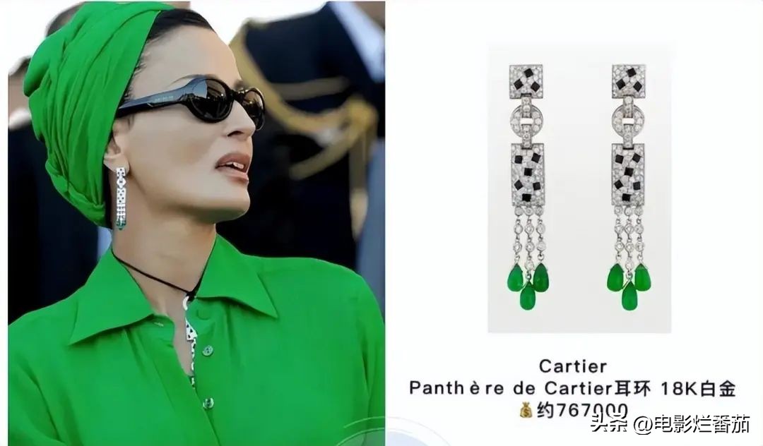 卡塔尔王太后配饰价格,卡塔尔王太后佩戴价值200万的胸针