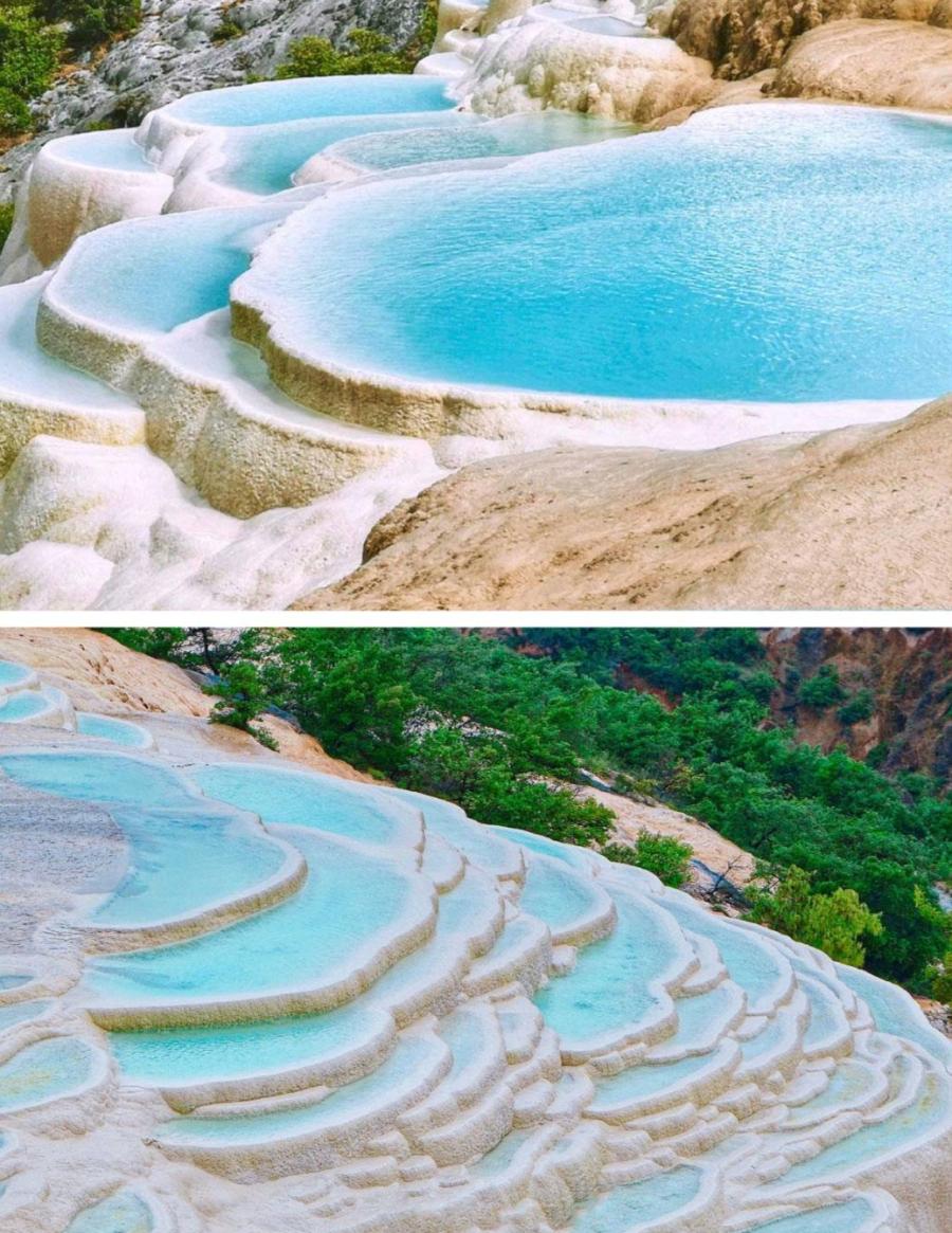 仙人遗田的白水台什么意思,香格里拉仙人洞风景