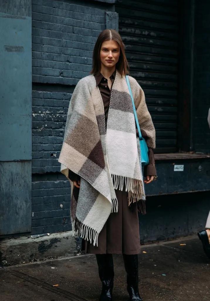 秋冬围巾这样系才好看,秋冬围巾的十种打法