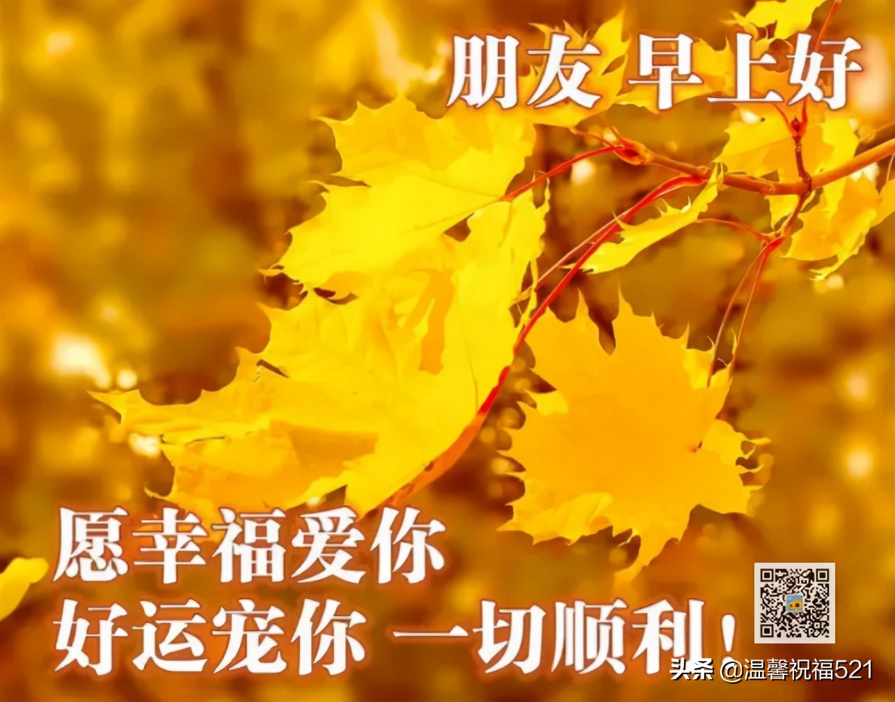 早上好最新问候语简短一句话图片,11月2日早上好问候图片