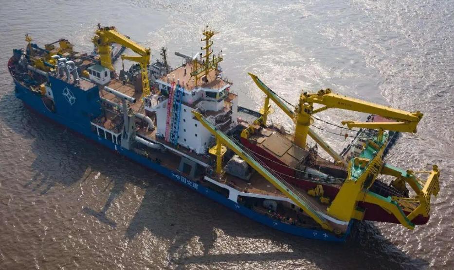 中国造岛挖泥船,中国造岛神器设备