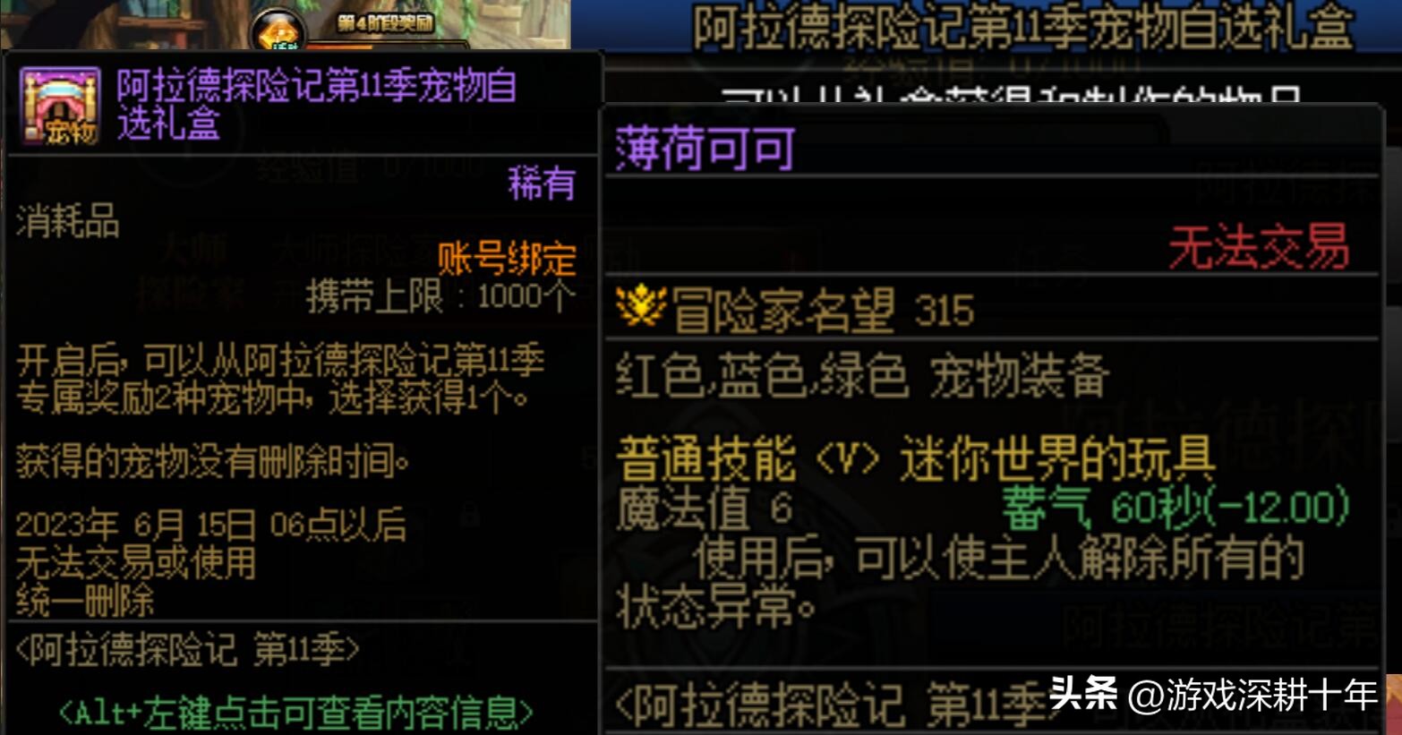 dnf阿拉德探险第11季最终奖励,dnf阿拉德探险记第9季的光环属性