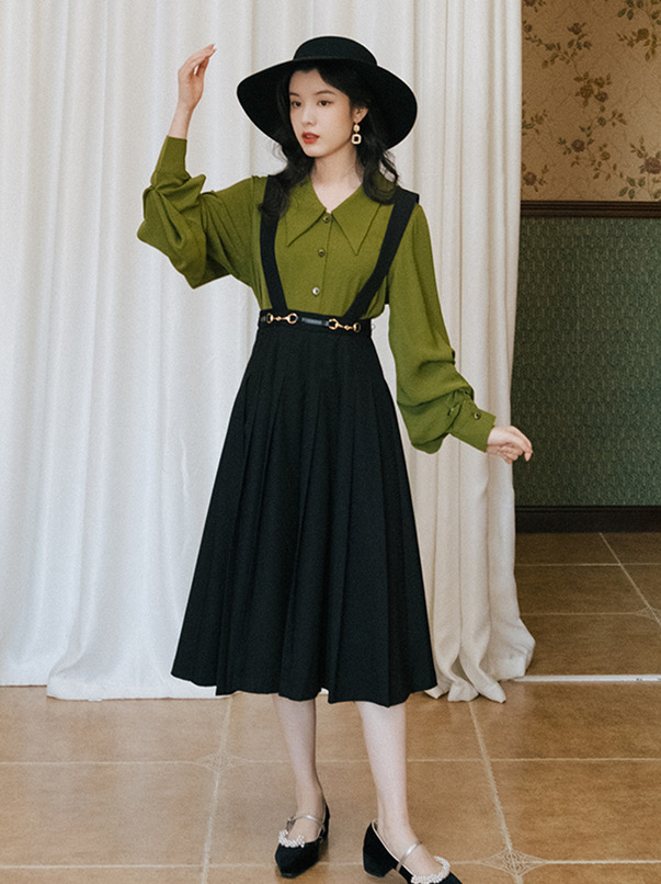 中袖春裙精致洋气又减龄,今年最流行什么样的春季套裙