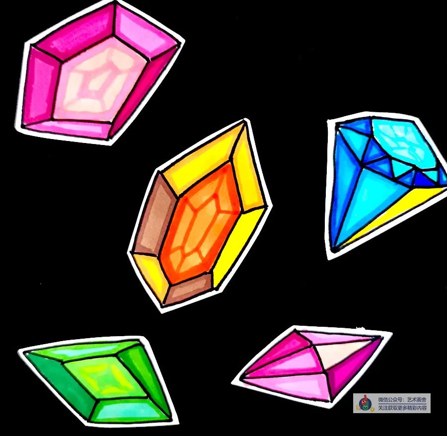 儿童画教程创意线描,儿童画彩墨教程