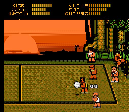 红白机热血斗球,红白机经典游戏对打