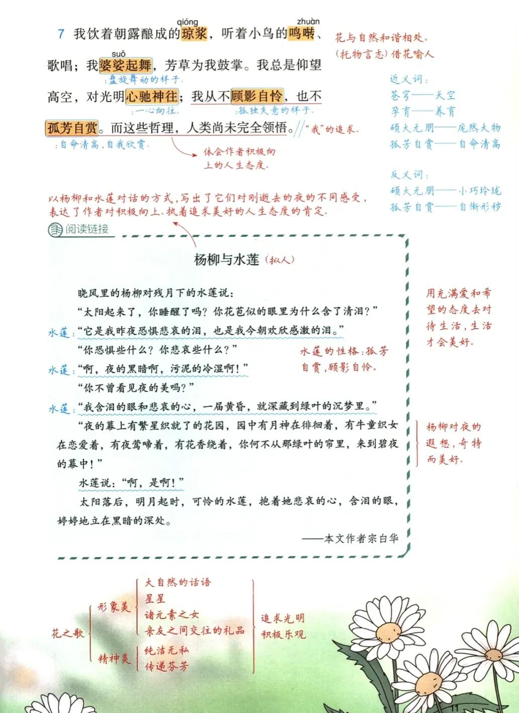 六年级上册语文第七单元24课笔记,六年级上册语文第一单元课本笔记