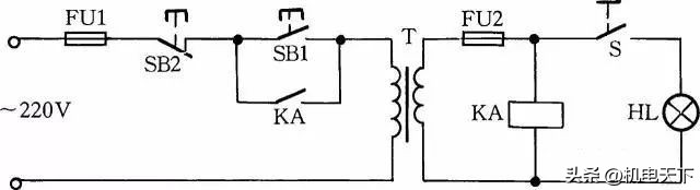 高压带电显示器电气原理接线图,电气接线图同一元件的各部分