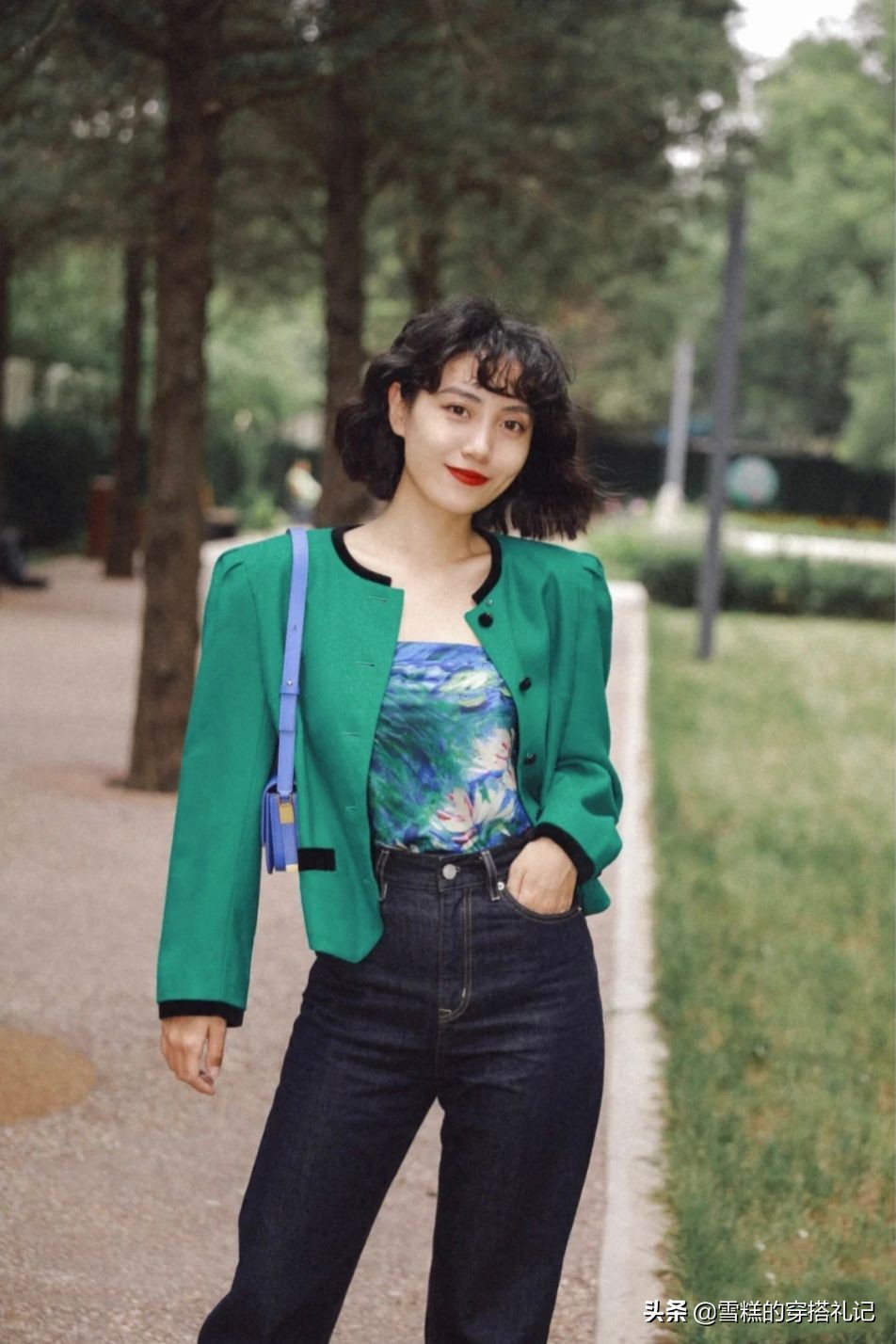 深色长春花蓝,很火的花篮