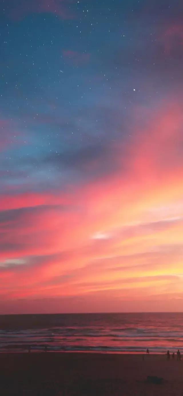 美丽的碧海蓝天壁纸,2018蓝色大海夏天壁纸