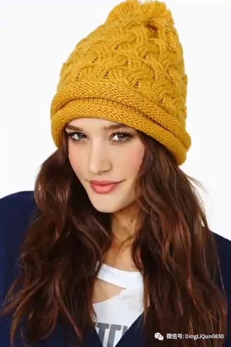 针织帽子大全新款,今年冬天流行针织帽子