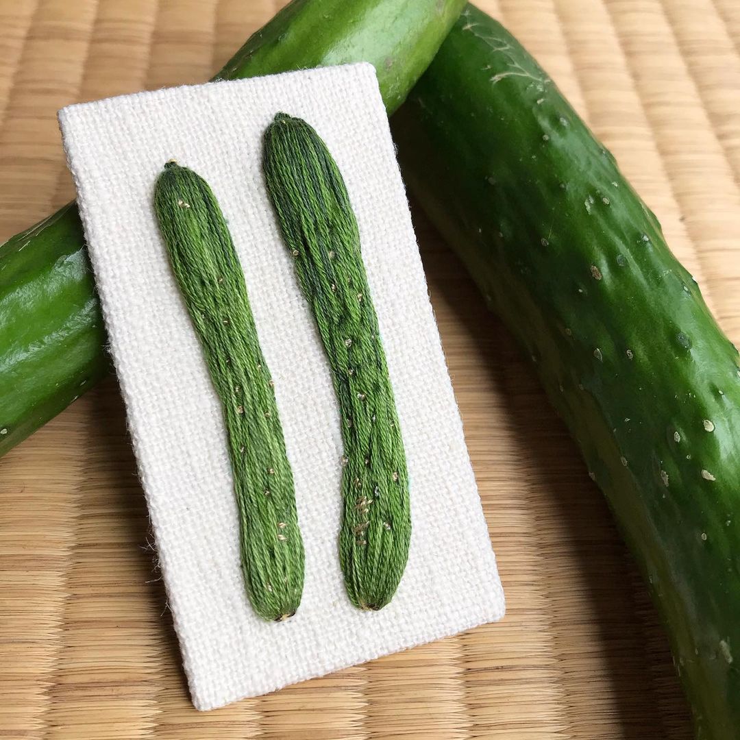 一针一线日本纯手工刺绣,日本刺绣简单又漂亮