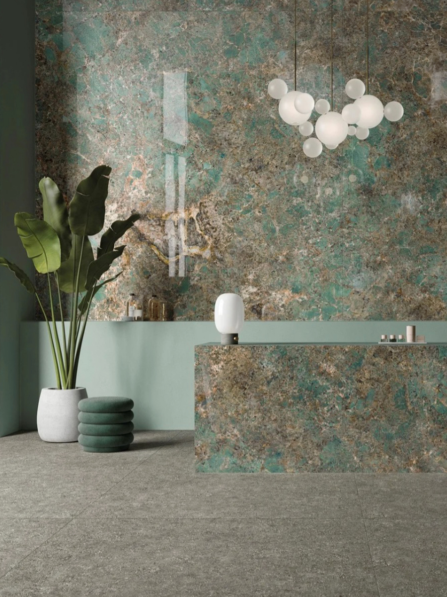 装修大理石砖怎么选择,卫生间地面铺贴600*1200的岩板