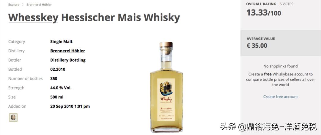 世界上最难调的威士忌,世界上最难喝的3杯酒