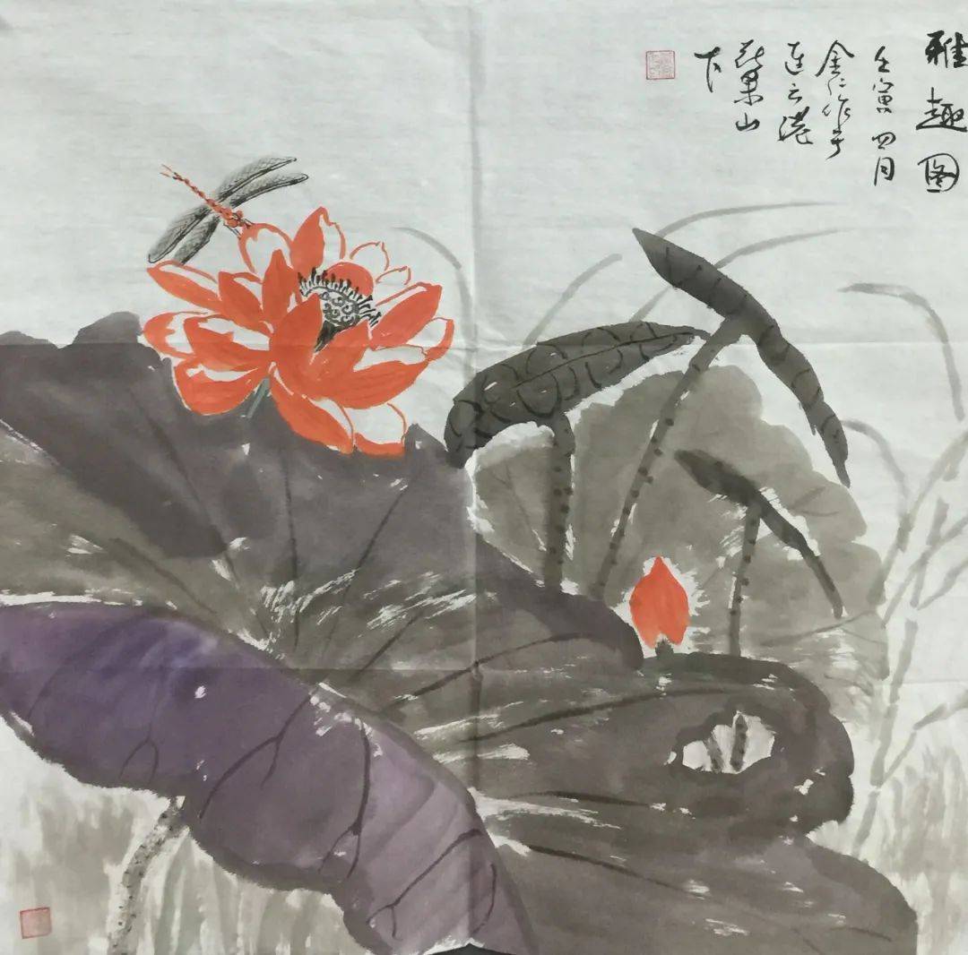 黄金仁书画,大师笔下的花鸟美到极致
