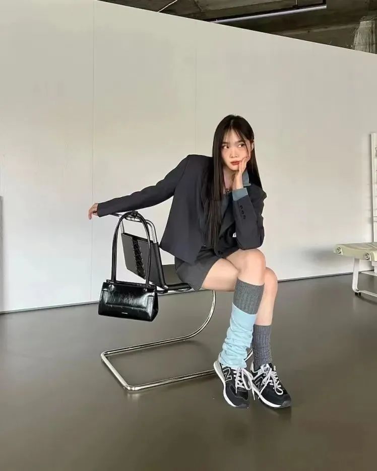 袜套堆堆袜穿法教程,袜套堆堆袜休闲怎么穿