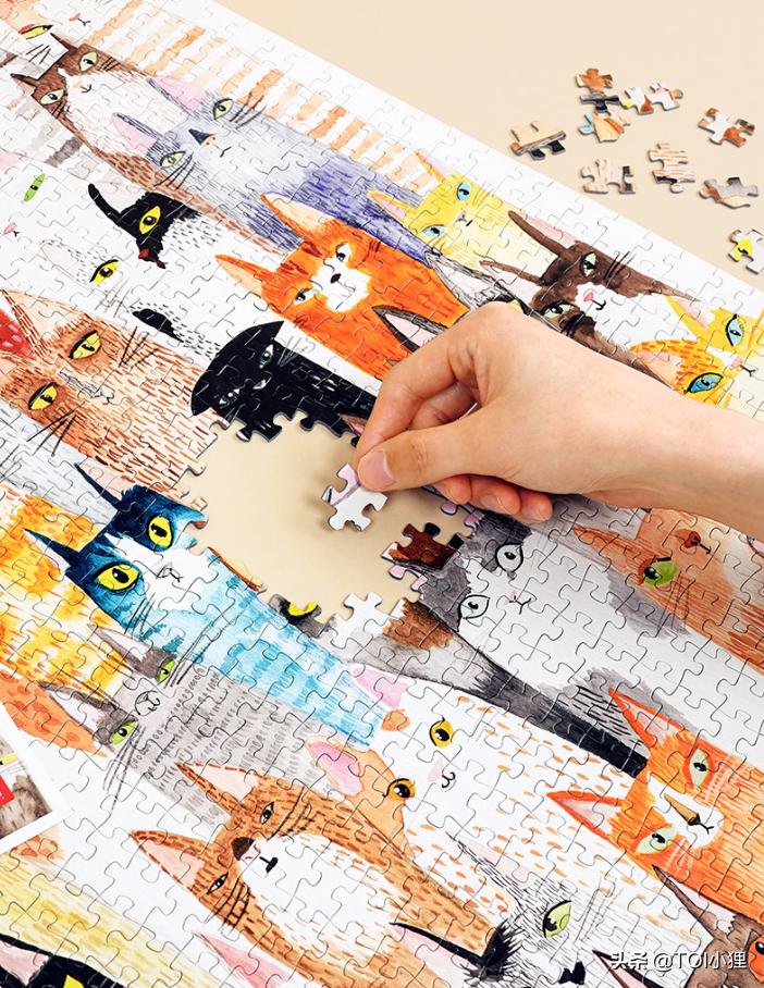 TOI图益猫咪家族拼图，看官们，你找到你家的猫咪了吗？