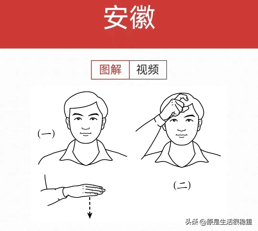 地名的手语表达方式,安徽用手语怎么表示