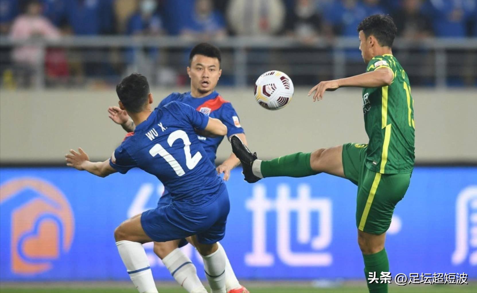 申花德比绝杀球和国安进球对比,中超第8轮上海申花vs武汉队