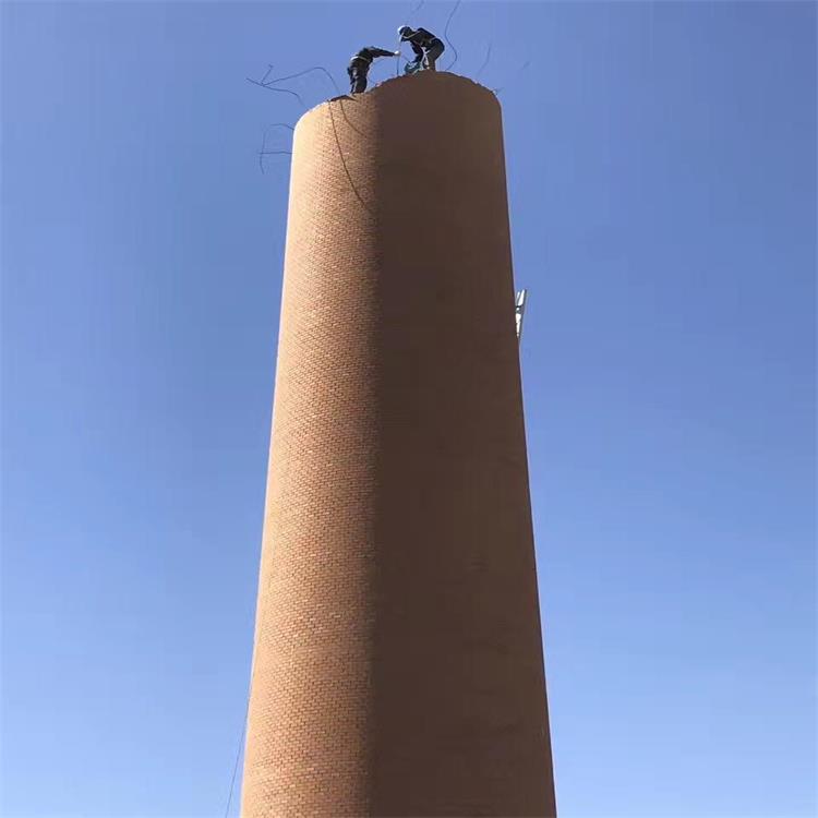 拆除废弃砖烟囱图片,昌邑砖烟囱拆除加高多少钱