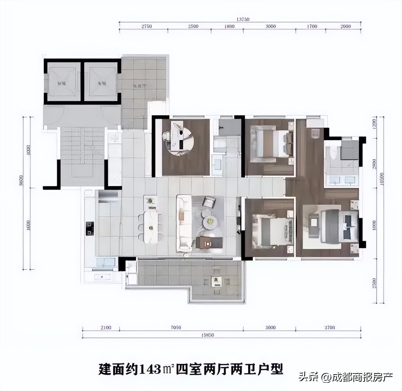 在“非顶流”的青羊新城，开发商主要“卷”什么？