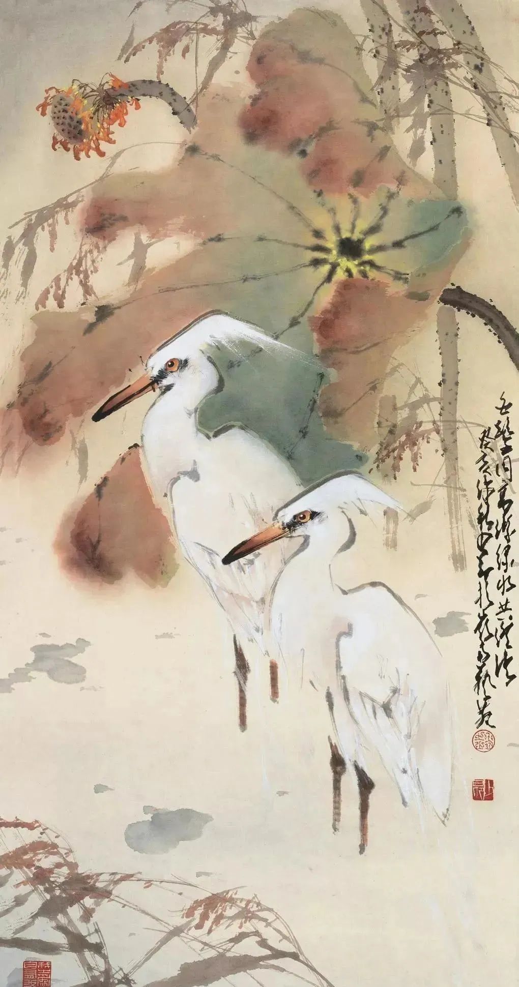 留得枯荷听雨声：枯荷诗词5首；赵少昂的残荷之美，惊艳了时光