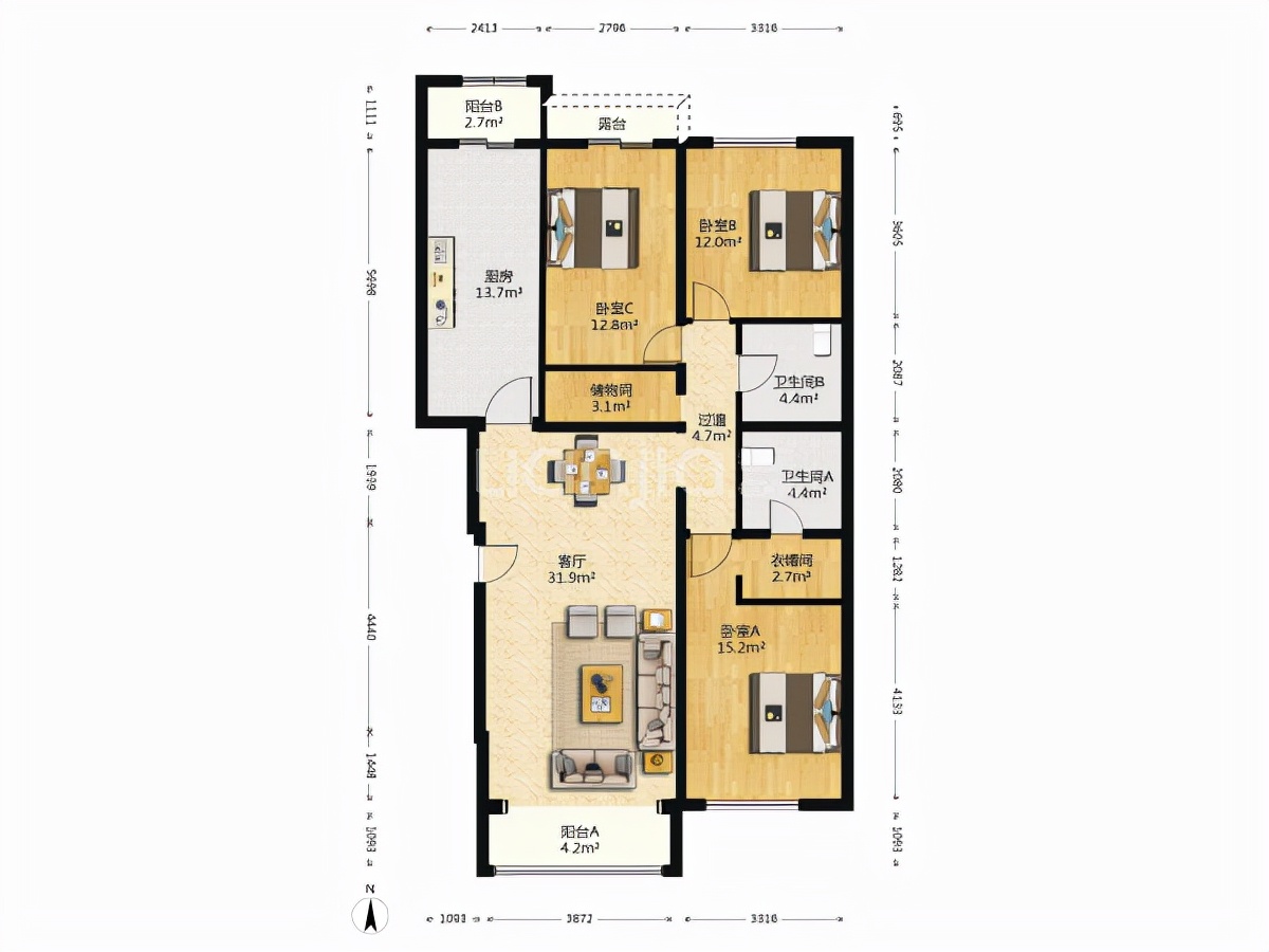 花乡商圈户型担当，南四环平民化改善小区—益辰欣园