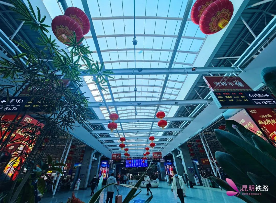 昆明南站的设施设备,昆明南站设施