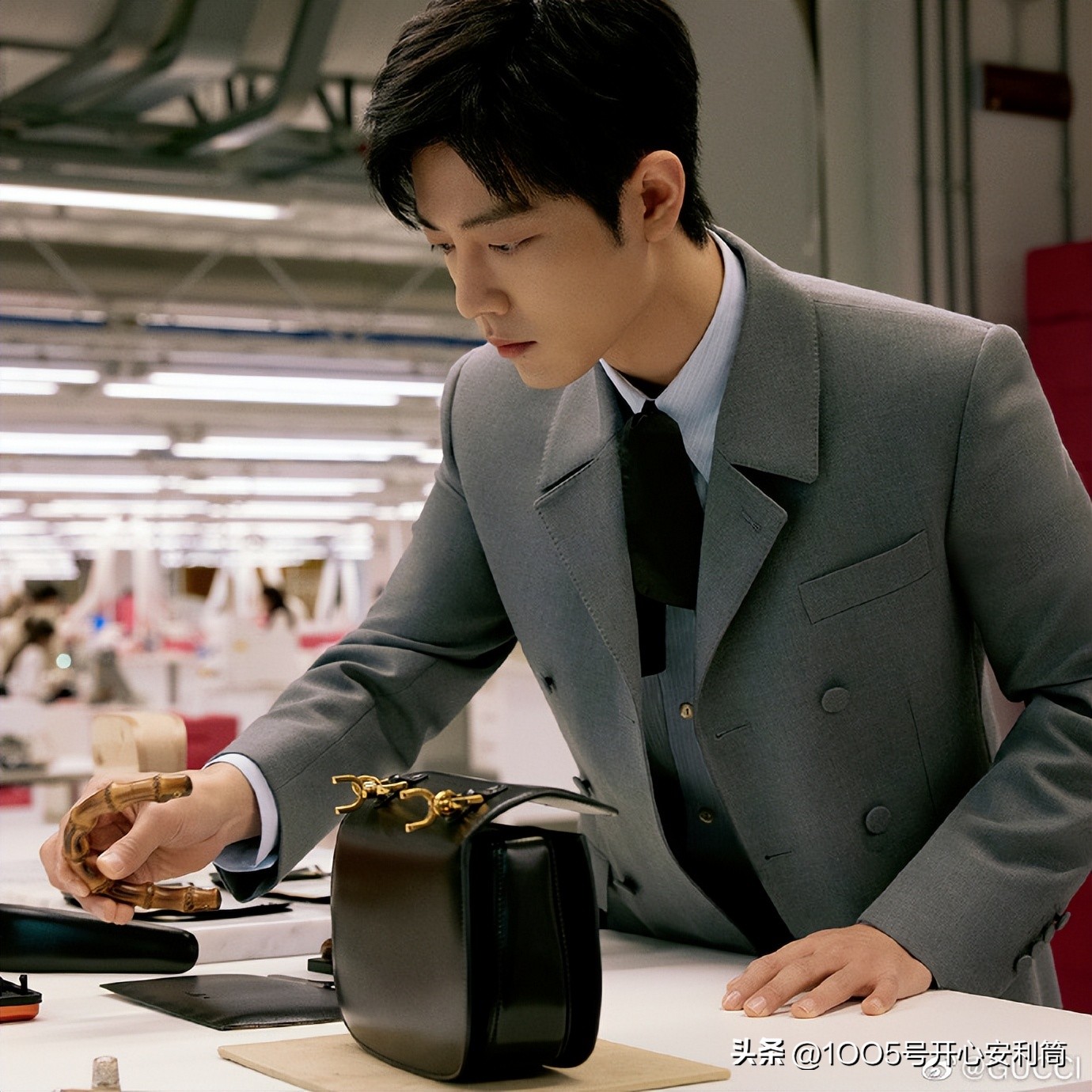 gucci肖战联名,gucci肖战花墙