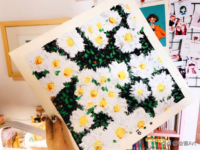 治愈了一切的不可爱图片,油画棒森系小清新插画