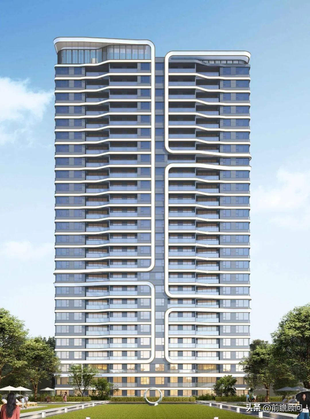 3d超流体立面,流体美学外立面