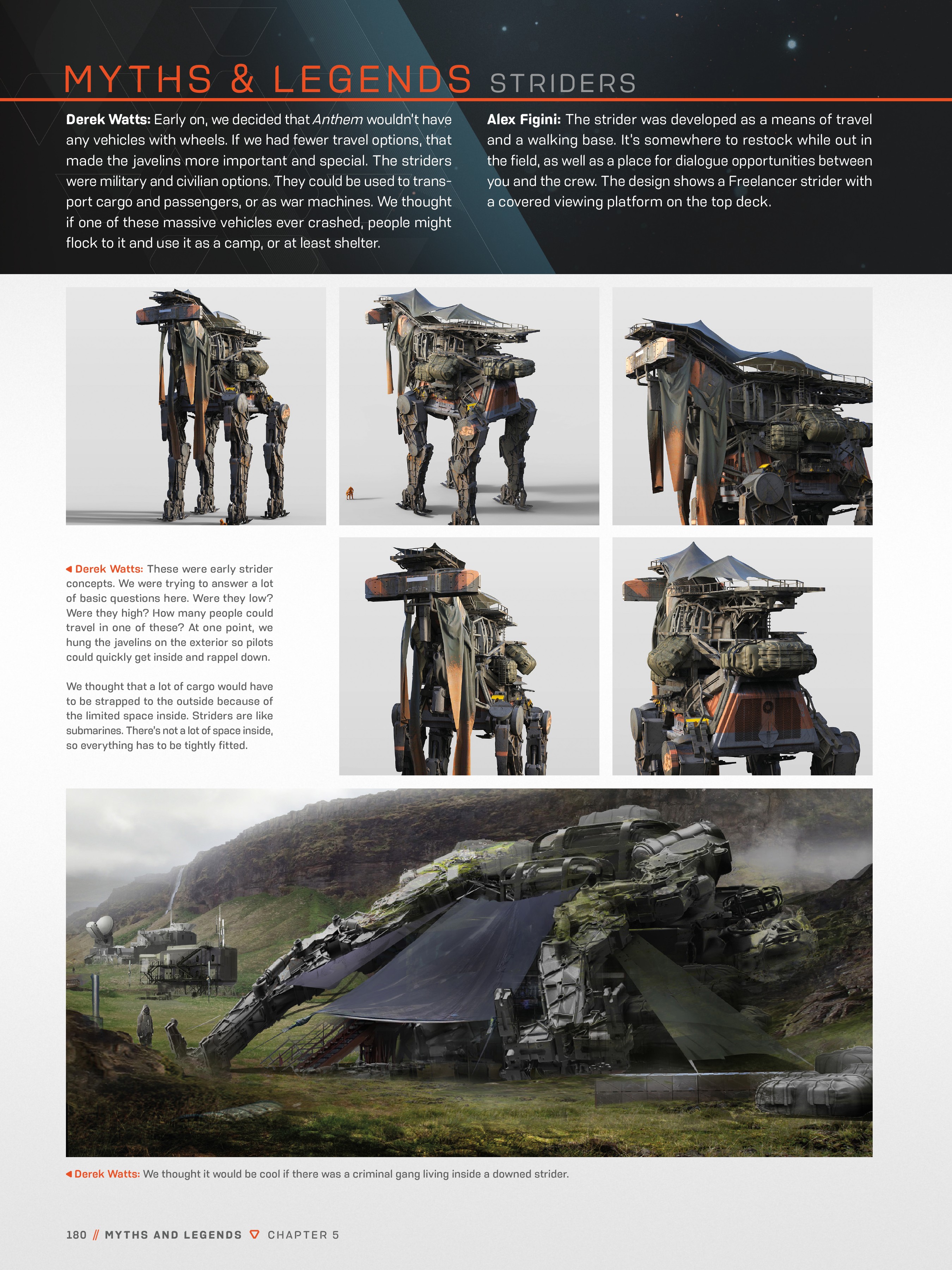 科幻怪与机械战甲的圣歌｜游戏TheArtofAnthem官方艺术设定集