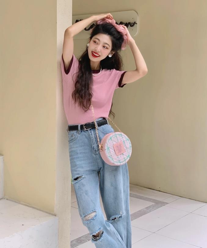 高级感穿搭女装粉色系,秋冬高级感穿搭淡粉色