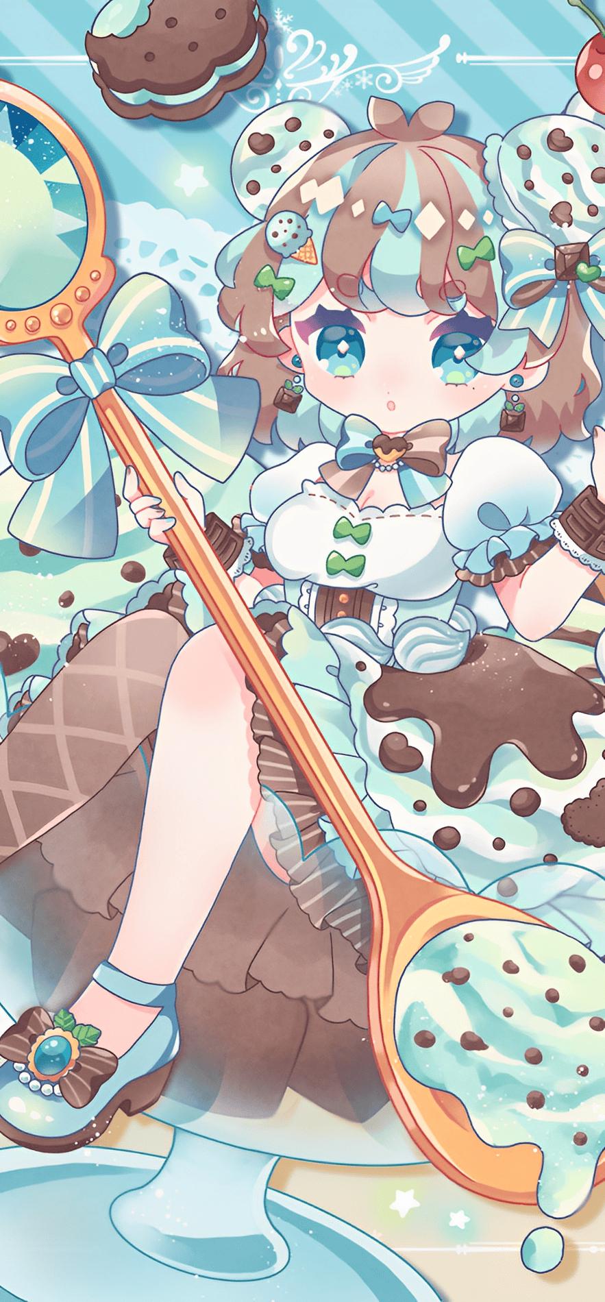 画薄荷味巧克力,手绘水彩巧克力