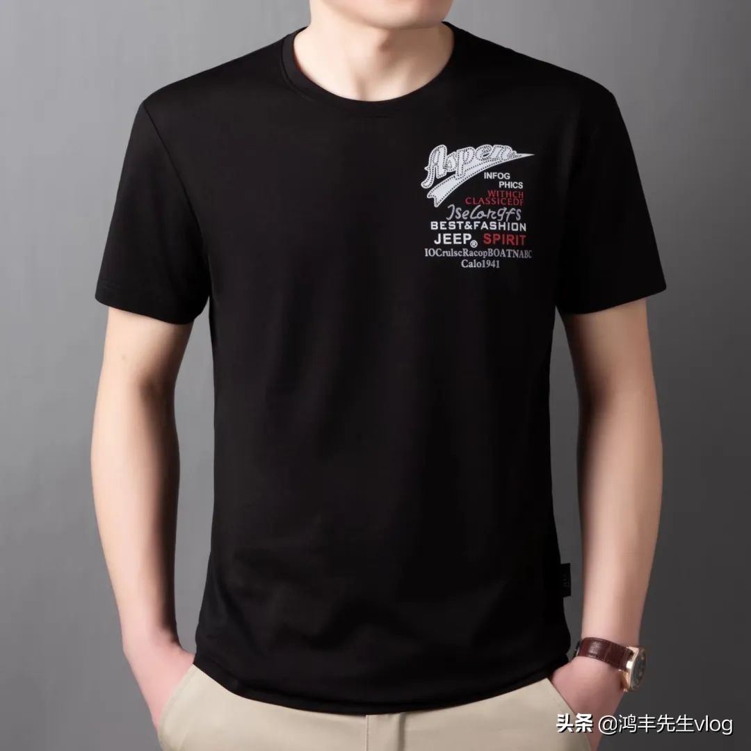 jeep短袖t恤专卖店男装翻领,jeep短袖t恤男纯棉官方正品