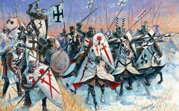 中世纪战争十字军,中世纪十字军全图