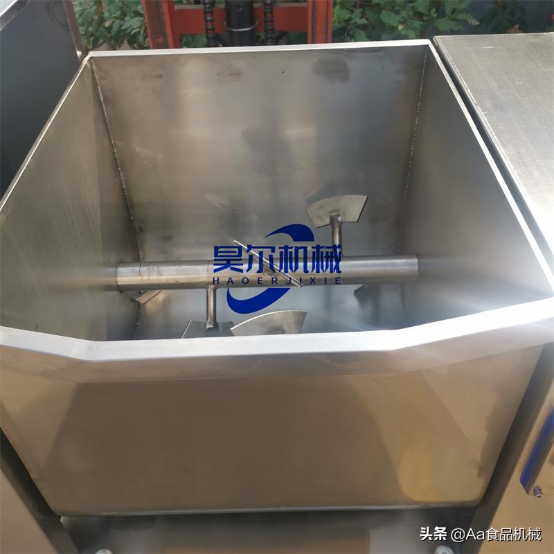 大型立式双轴馅料搅拌机自动出料拌馅机多功能电动拌馅机