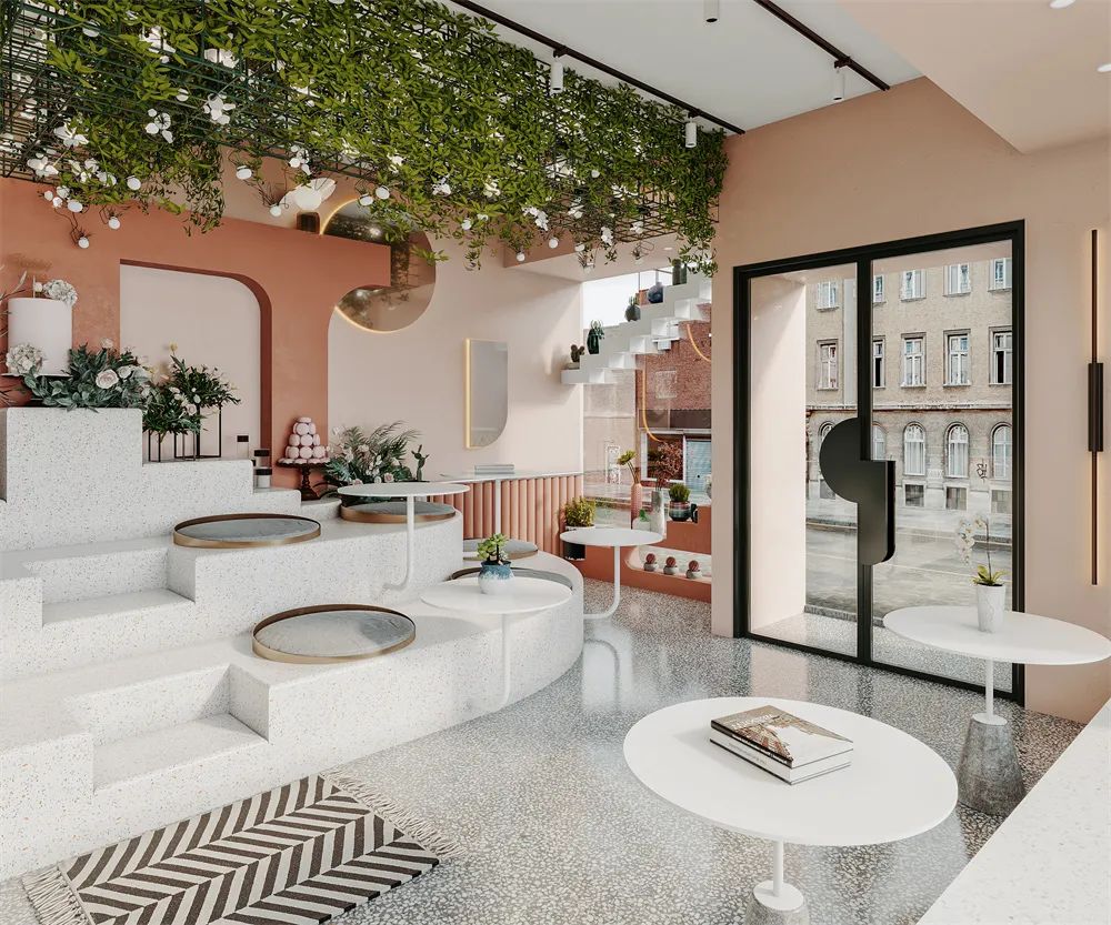 日式甜品店设计,法式甜品店设计效果图