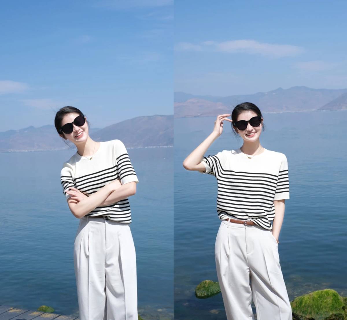 老气的条纹衫怎么搭配,经典条纹衫也能穿出高级感