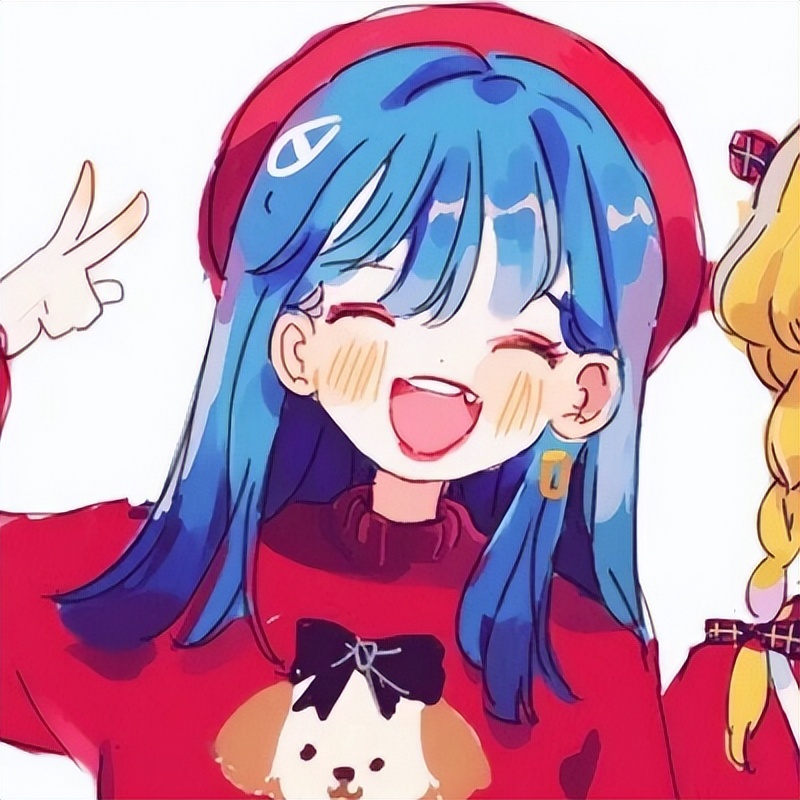 闺蜜头像加情侣头像同时用,一半闺蜜头像一半情侣头像