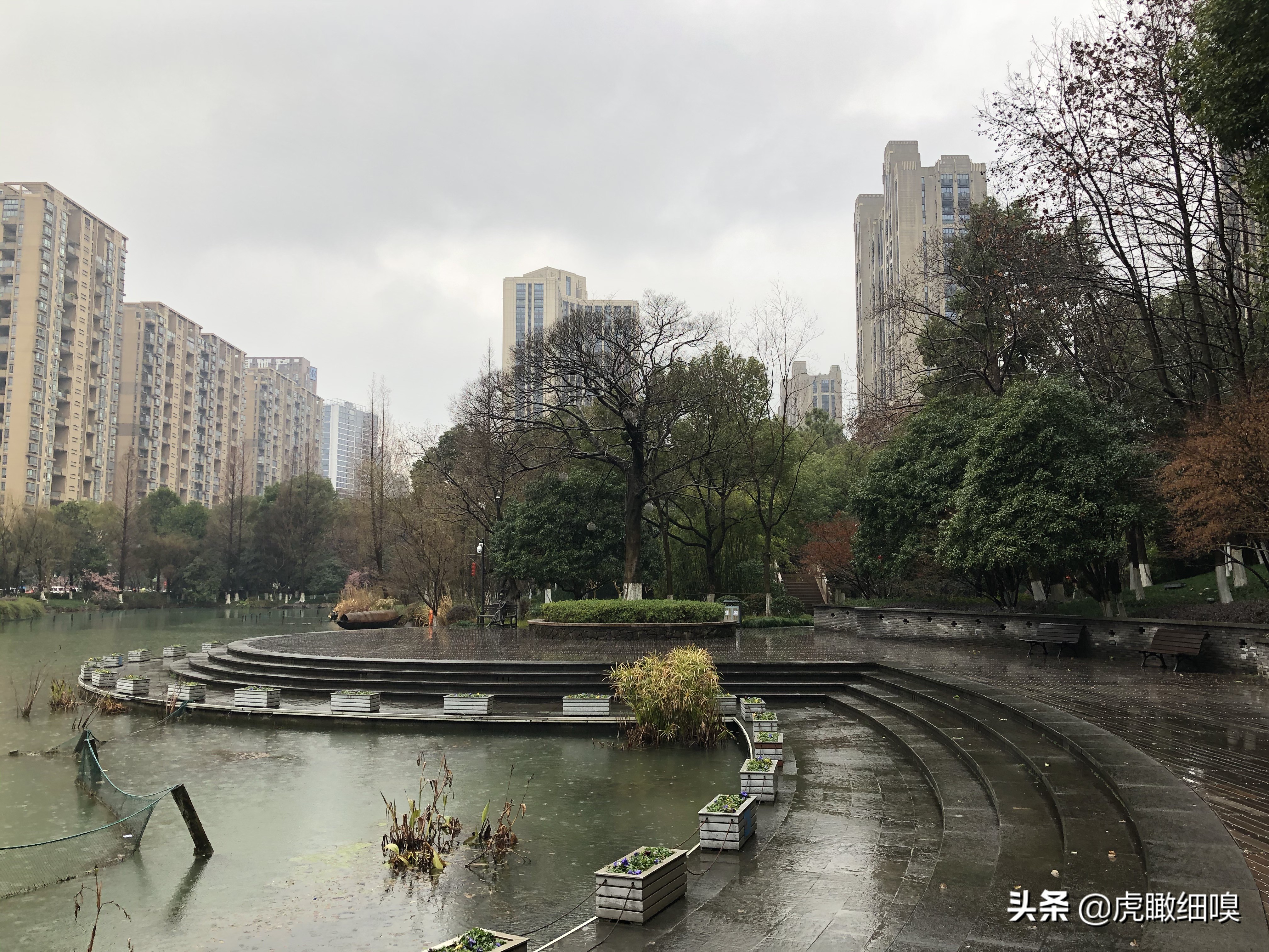 临平水景公园秋天,临平公园当地知名度最高的公园