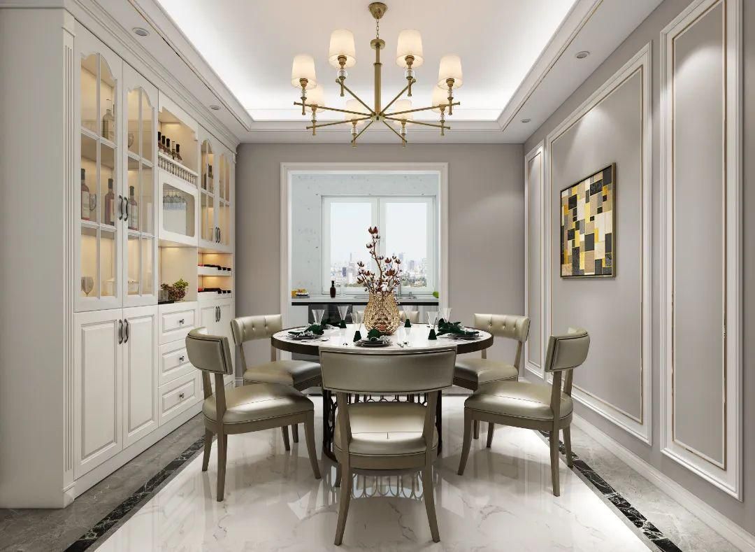 小三室2022装修风格现代简约轻奢,大平层装修风格大全2022新款