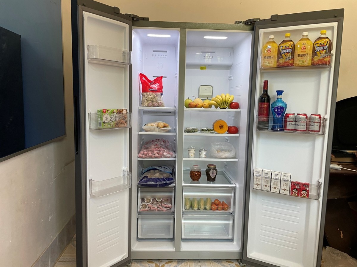 云米冰箱对开门456升变频升级版,云米冰箱对开门版评测