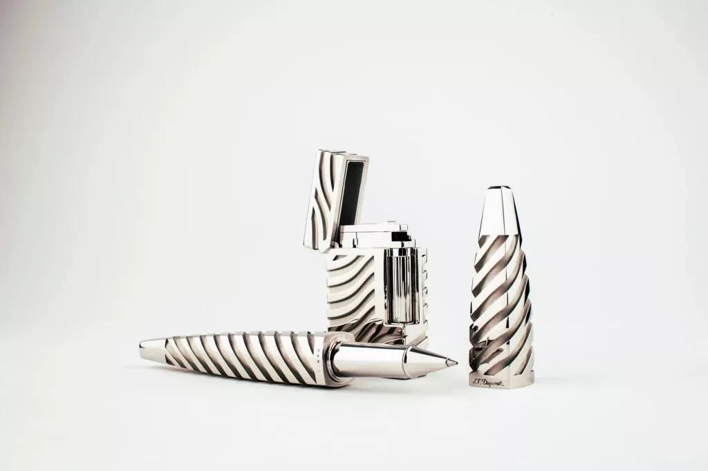 法国都彭打火机经典款 (都彭限量版白骑士红宝石打火机)