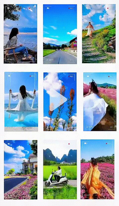 朋友圈九宫格拼图视频制作方法,九宫格拼图视频制作